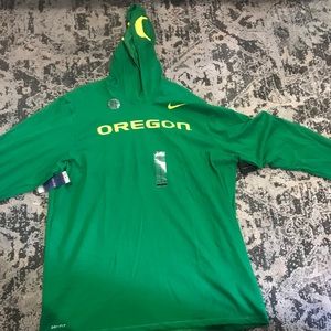 Oregon Ducks thin Dri-Fit Hoodie